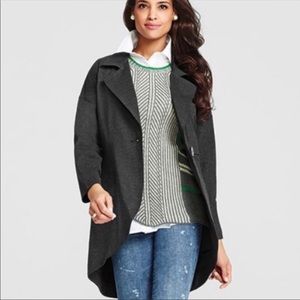 Cabi Lisbon Topper Coat —Dark Gray